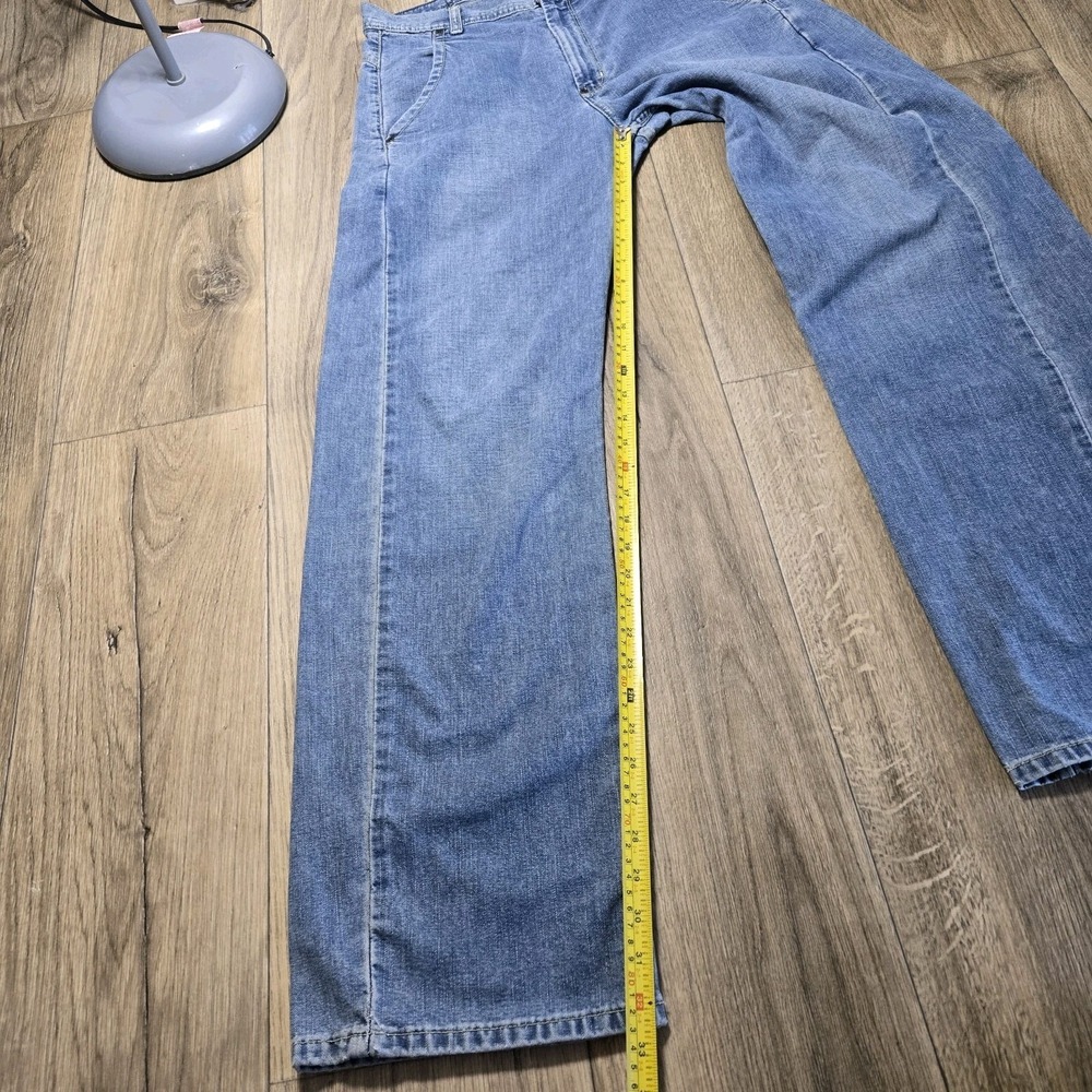 American Eagle Men's Fit 33x32 Blue Straight Leg Denim Pants 100% Cotton - Picture 9 of 14